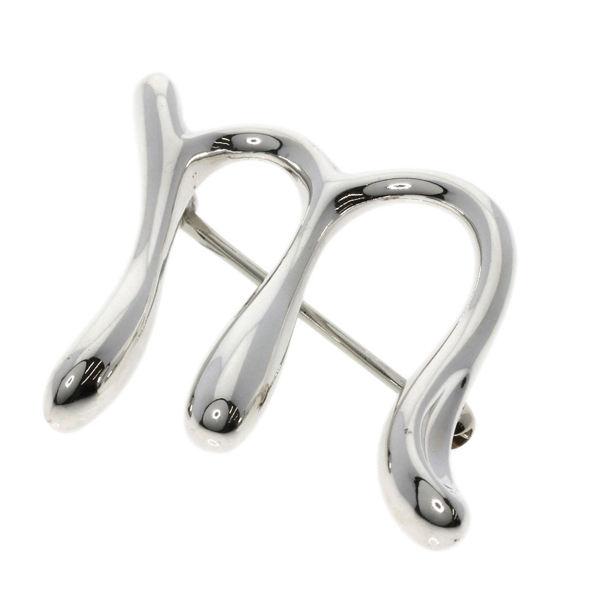 ティファニー イニシャルM ブローチ ラージ 925 ティファニー