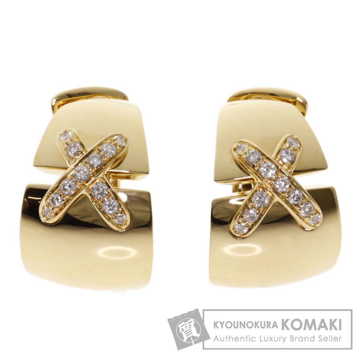 楽天市場】ショーメ リアン ダイヤモンド ピアス K18イエローゴールド