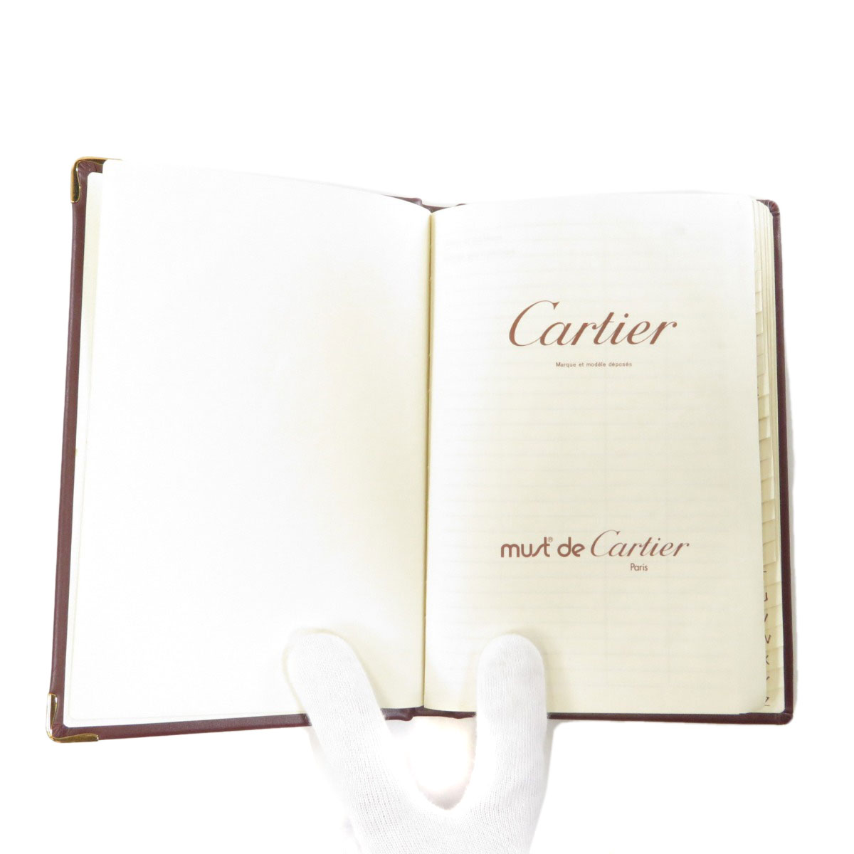 楽天市場】カルティエ マストライン アドレス帳 手帳 レザー ユニ