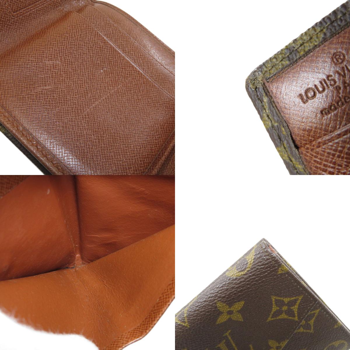 楽天市場】ルイヴィトン 廃盤品 Wホック モノグラム 二つ折り財布