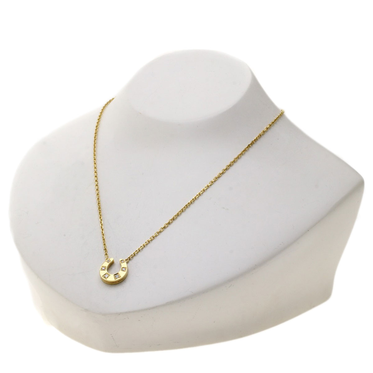 楽天市場】エルメス ホースシュー ダイヤモンド ネックレス K18