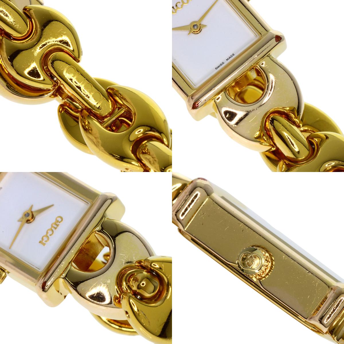 楽天市場】グッチ 1800L スクエアフェイス 腕時計 GP/GP レディース