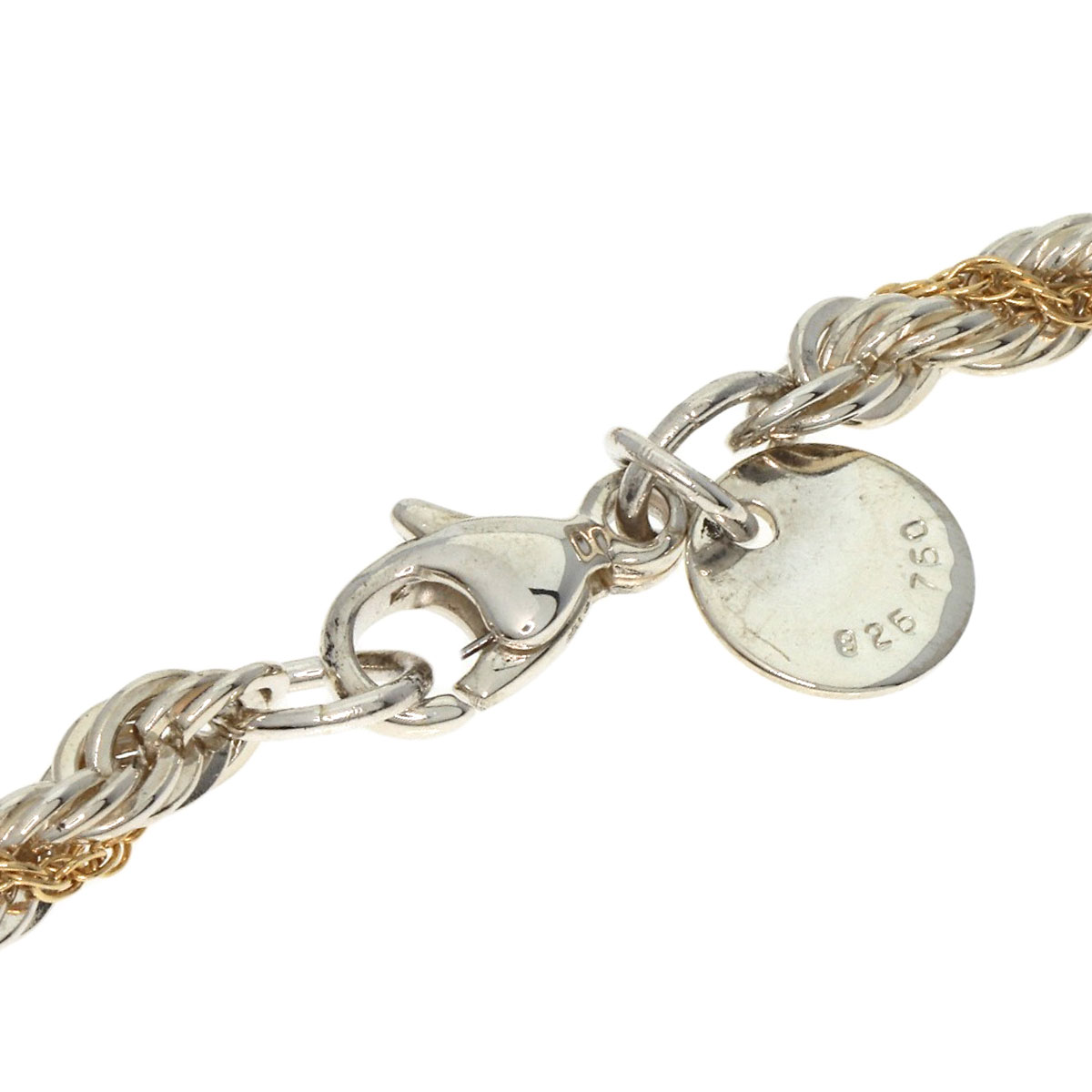 楽天市場】ティファニー ツイスト ロープ コンビ ブレスレット