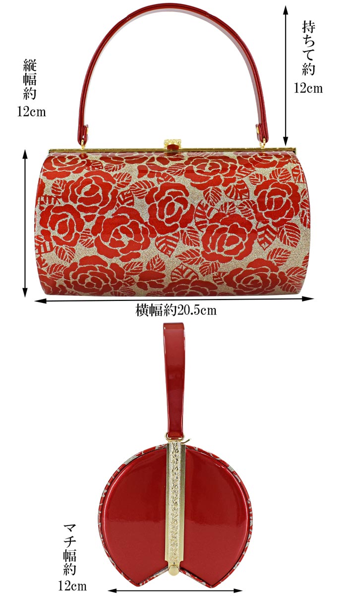 楽天市場】【在庫処分】振袖 エナメル草履バッグセット 黒 赤 紫 金