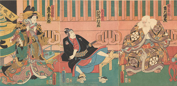 楽天市場】【全品対象クーポン配布中】 浮世絵 歌舞伎の壁紙 サイズ