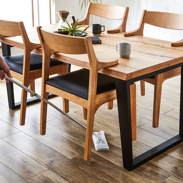 極美品天然木ダイニングテーブルミッドセンチュリーインダストリー