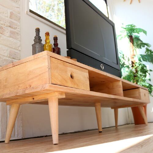 楽天市場】テレビ台 ローボード 150 収納 北欧 ナチュラル 木製 天然木