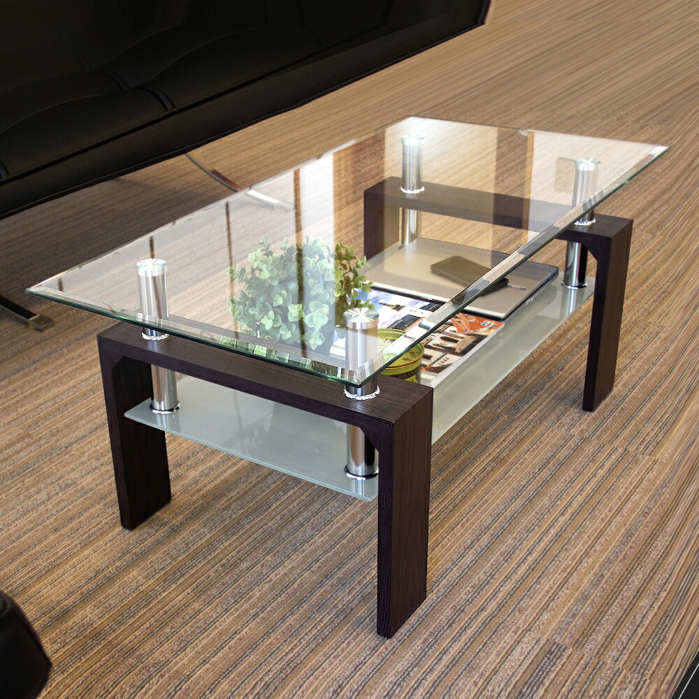 楽天市場】ガラステーブル 三角の通販 三角形ガラス天板のローテーブル