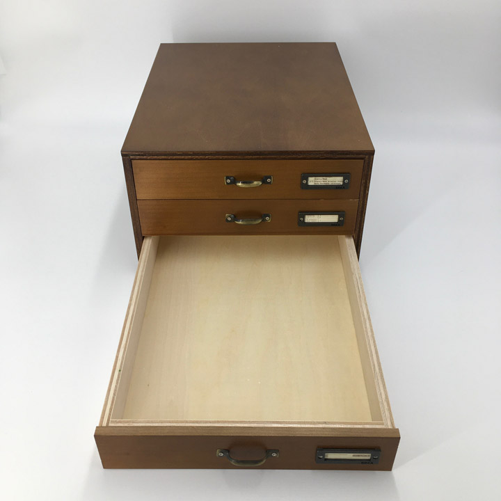 楽天市場】【書類ケース3段 アンティーク 1525】木製 アンティーク