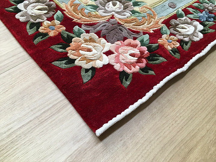 楽天市場】【中国段通 シルク 約6畳用 美術柄 31】絨毯(じゅうたん