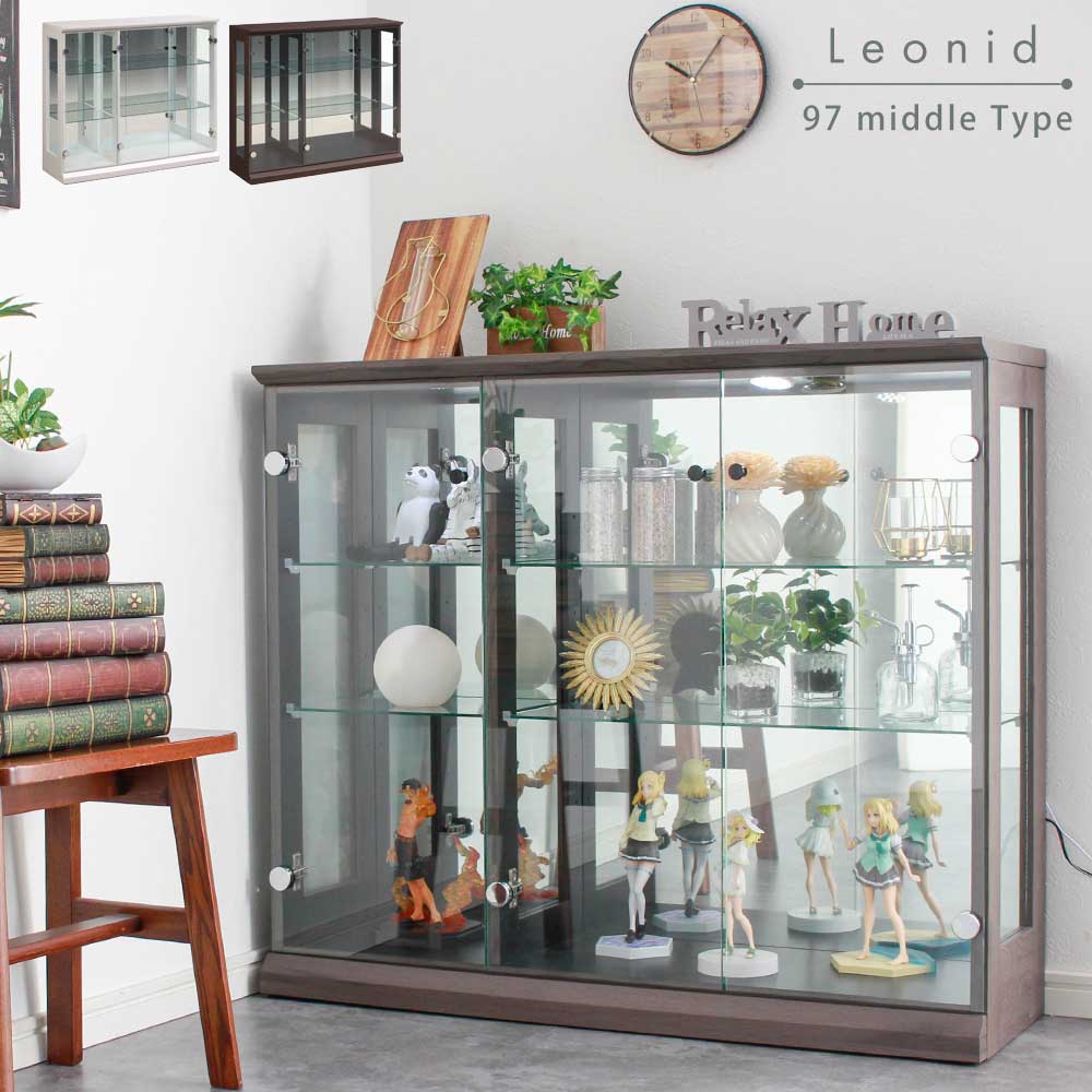 楽天市場】コレクションケース フィギュア ガラス ハイタイプ 高さ83cm