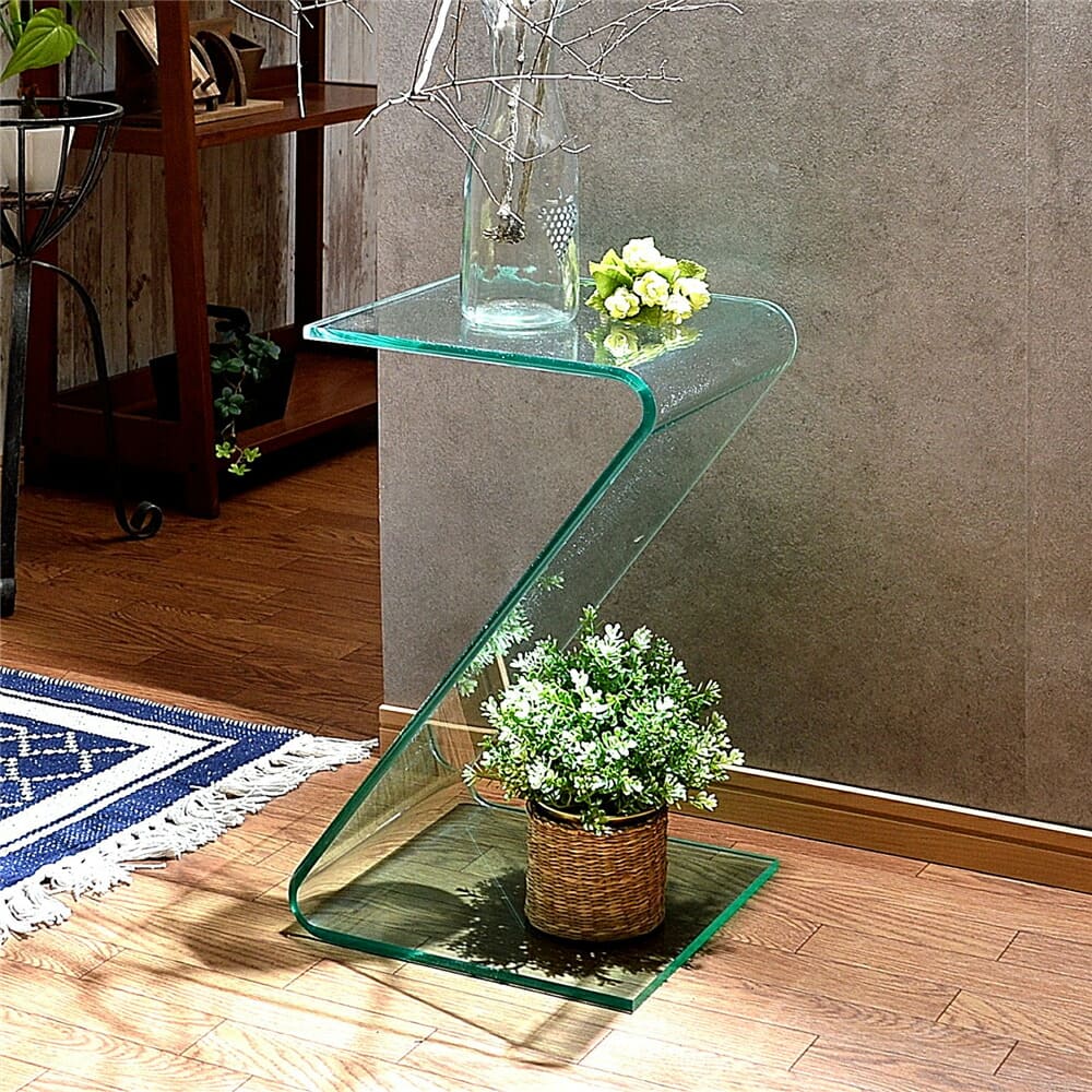 アクリル ネストテーブル 3台セット ミッドセンチュリー スペース