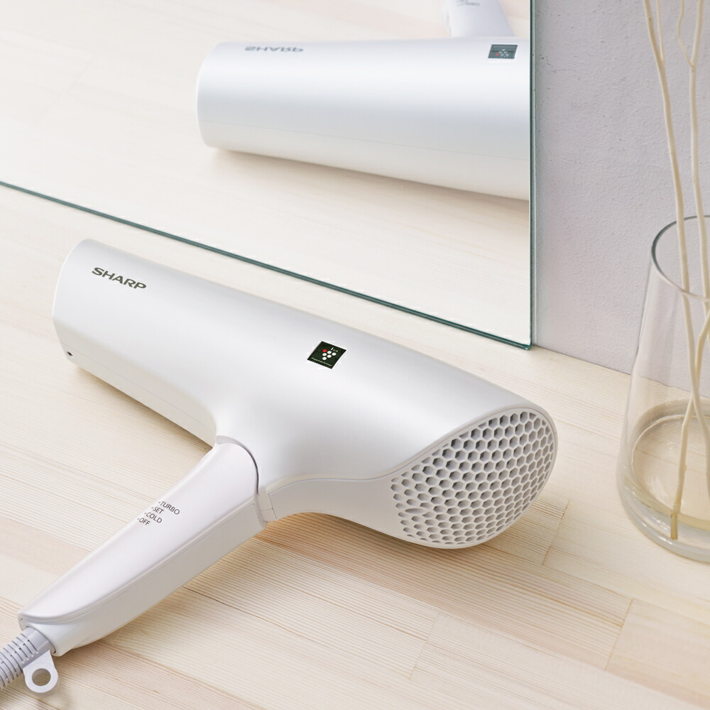 楽天市場】シャープ プラズマクラスター ドライヤー IB-RP7-W ホワイト