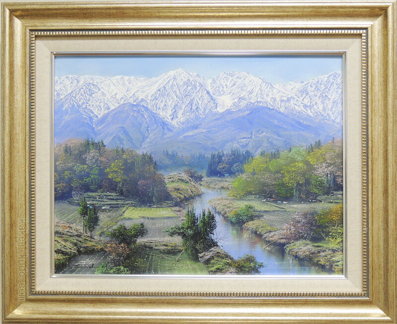 楽天市場】絵画 油絵 白馬岳 （佐田光） 送料無料 【海・山】【肉筆