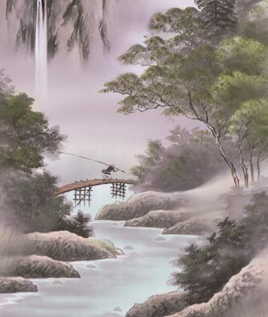 楽天市場】掛け軸 緑風水明 (伊藤渓山) 送料無料 掛軸 : 掛け軸・絵画