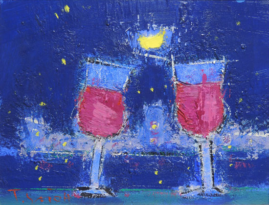 楽天市場】絵画 油絵 佐藤徹 ベニスに乾杯 送料無料 【肉筆】【油絵