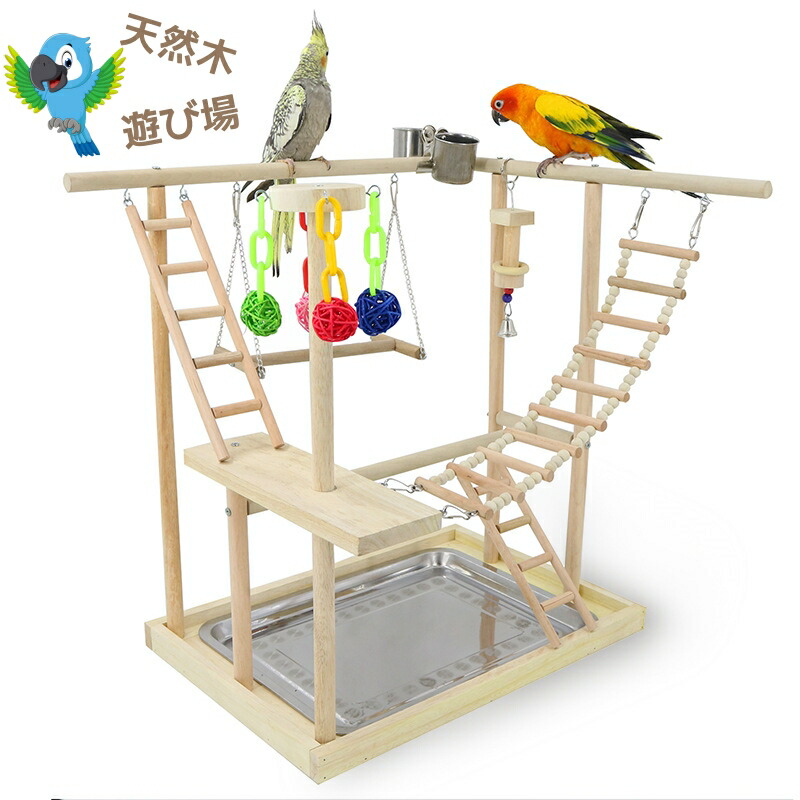 5バードアスレチックブランコインコバードトイ止まり木