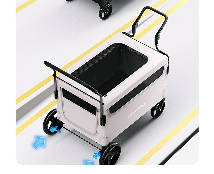 楽天市場】【期間限定×P5倍】Bosimao 大型犬カート ペットカート 大型