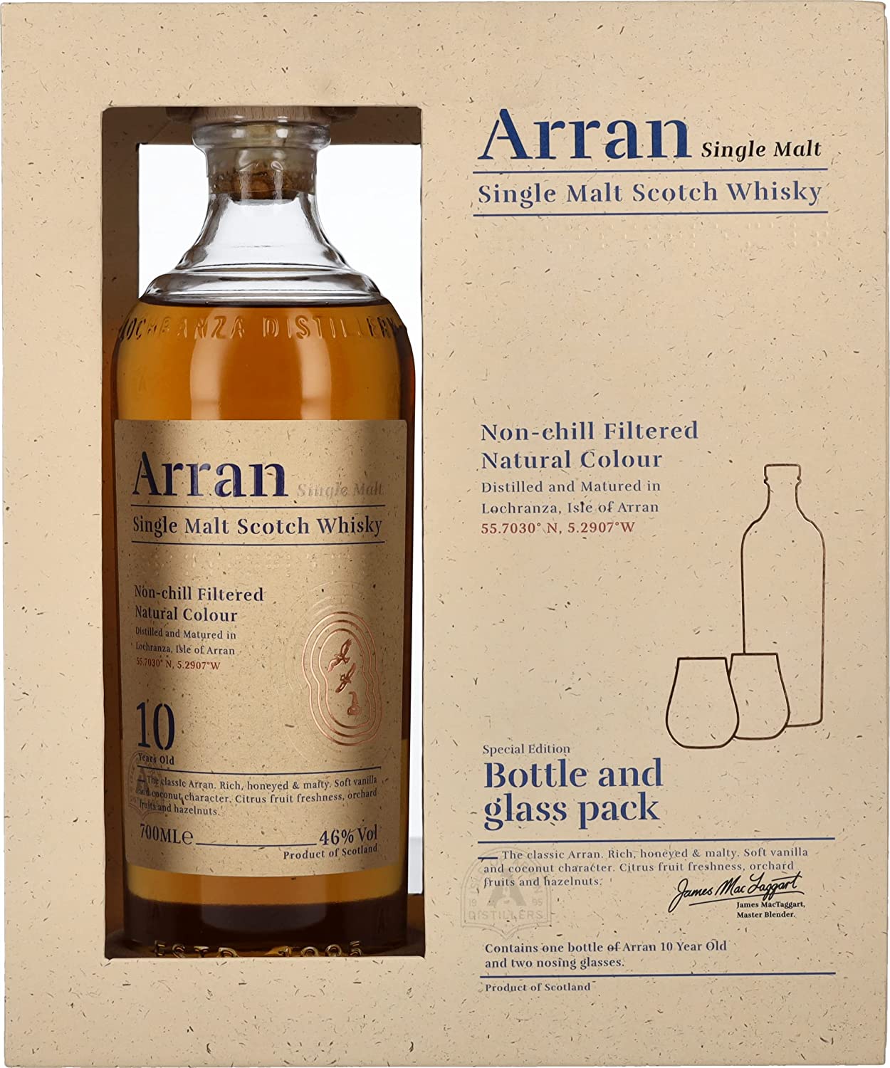 アラン 10年 グラスパック 700ml 46度 未開封品 箱付き アラン モルト