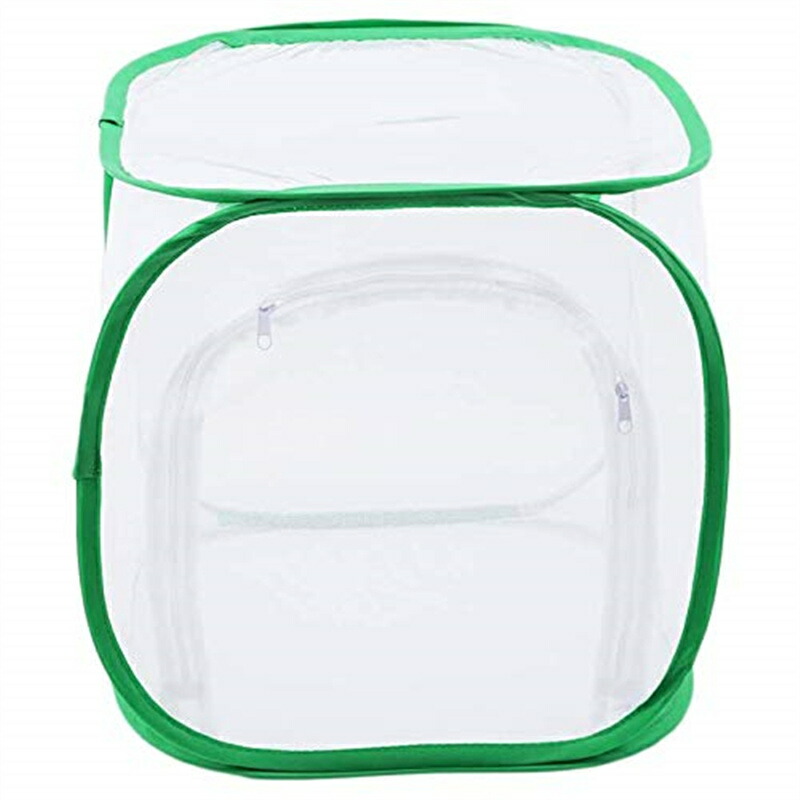 楽天市場】昆虫ケージ 飼育ケース ビニール温室 高通気性 携帯便利