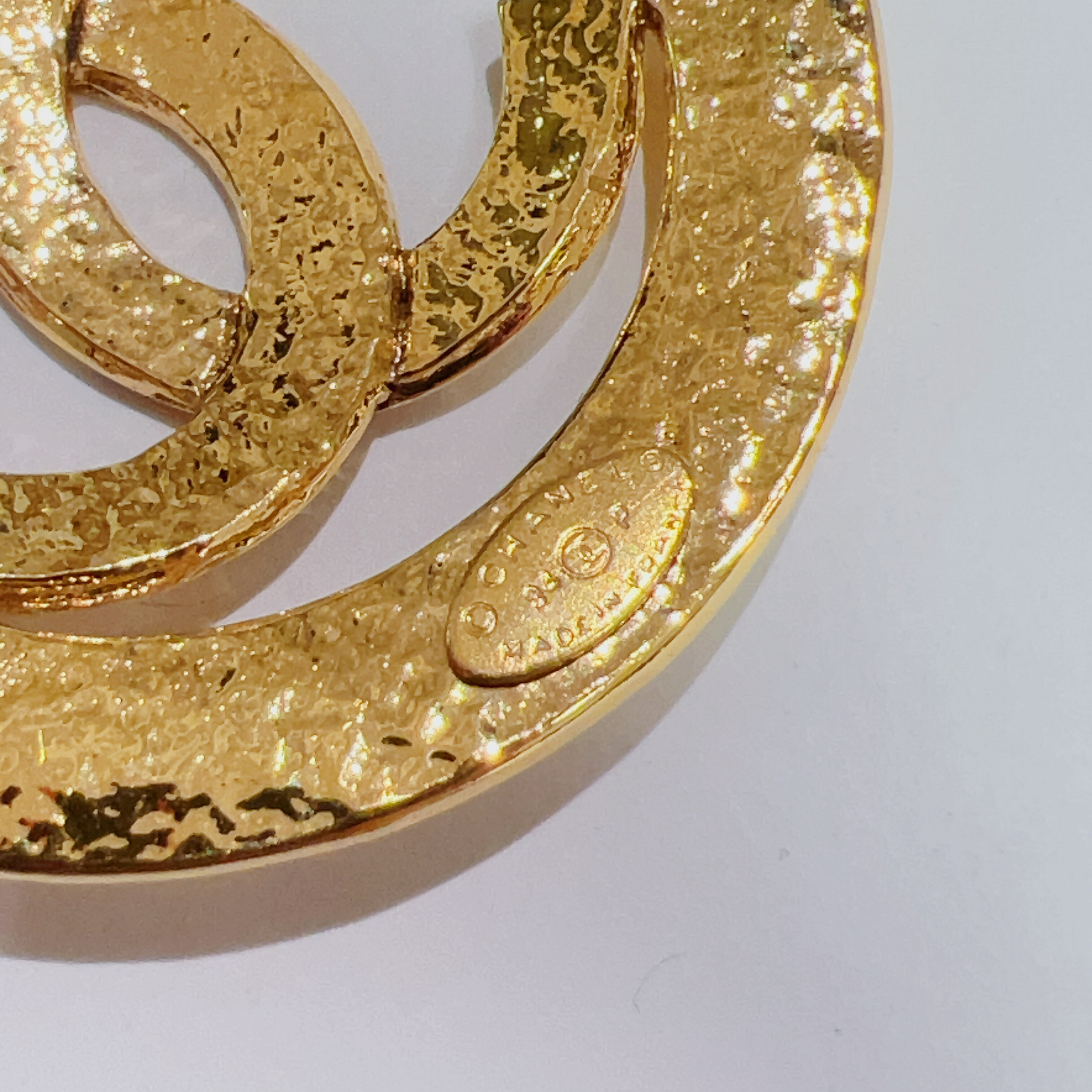 楽天市場】【中古】CHANEL シャネル ココマーク ラウンド ブローチ