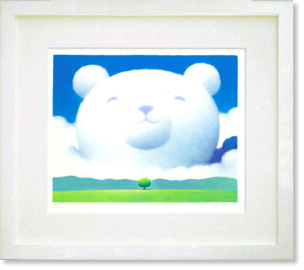 青の時間 渡辺宏 絵画 版画 1／300 青の時間 渡辺宏 絵画 版画 1／300