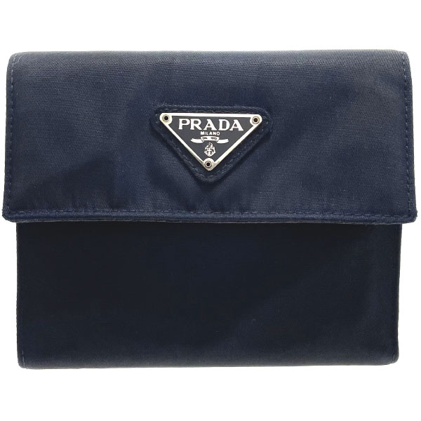 楽天市場】プラダ 財布 トライアングル 三つ折り財布 テスート