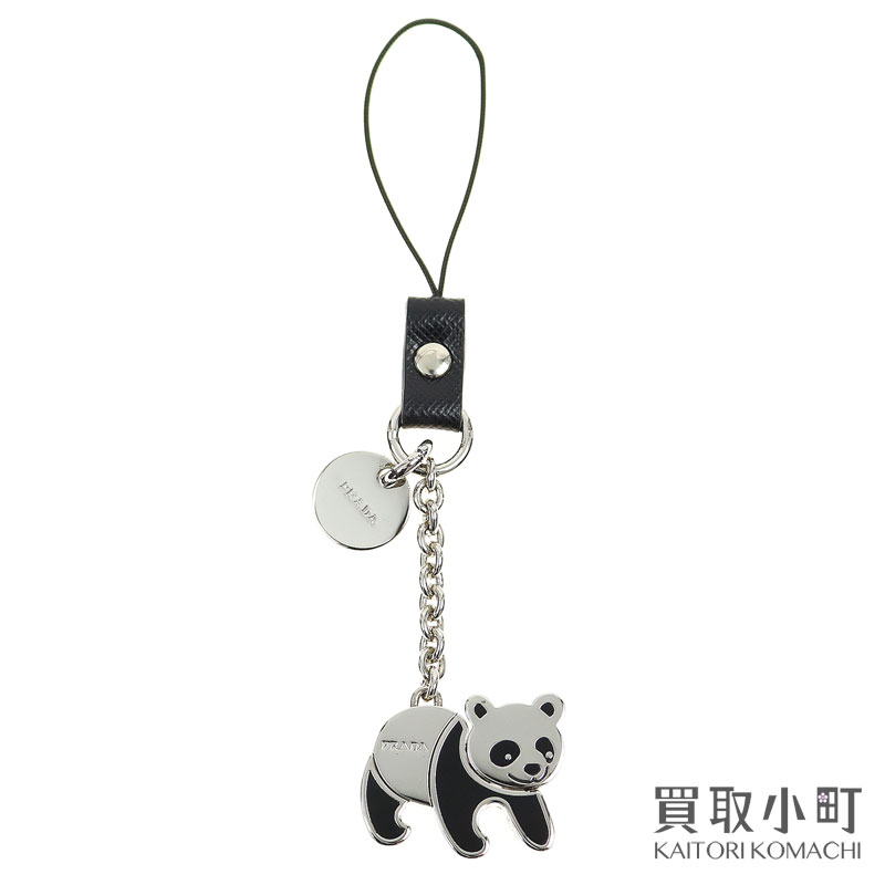 楽天市場】【美品】プラダ 【PRADA】パンダモチーフ 携帯ストラップ