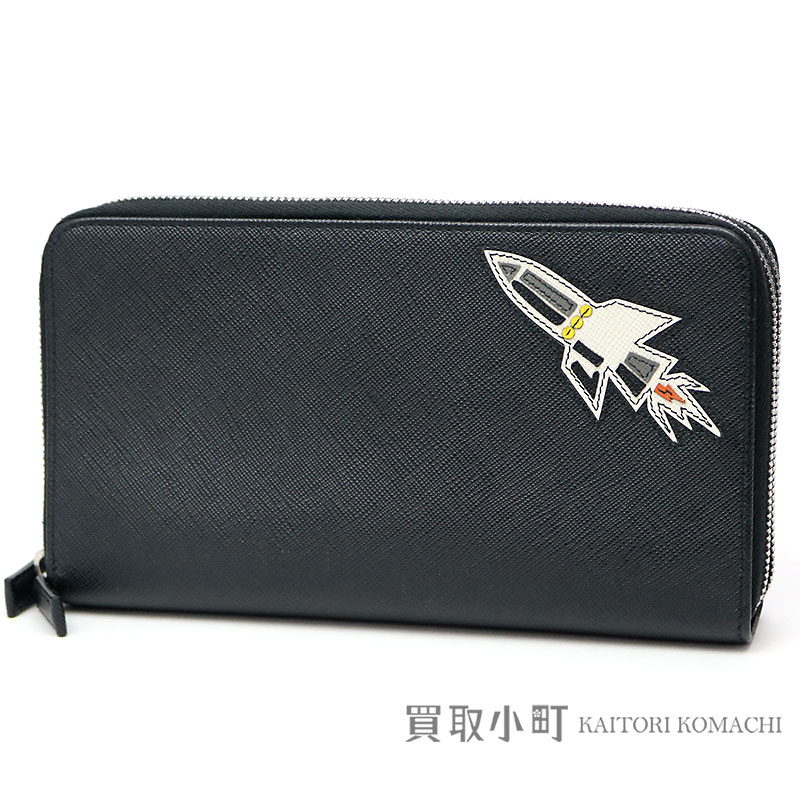 楽天市場】プラダ 【PRADA】サフィアーノ ロケット ダブルジップ