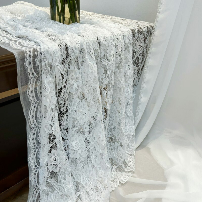 楽天市場】送料無料 レース生地 生地 1.5Mx1M テーブルクロス