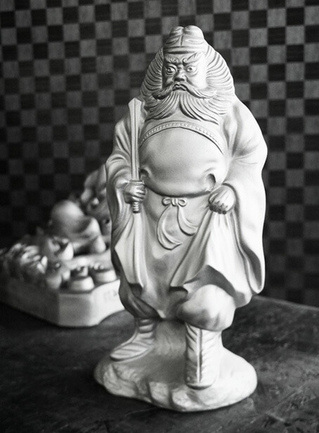 陶器製鍾馗さま 鍾馗像 瓦製鍾馗さま 鍾馗 陶器製鍾馗さま 鍾馗像 瓦製