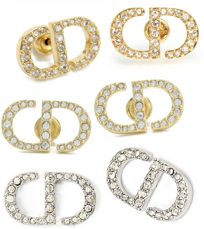 楽天市場】Christian Dior ピアスクリスチャンディオールホワイト