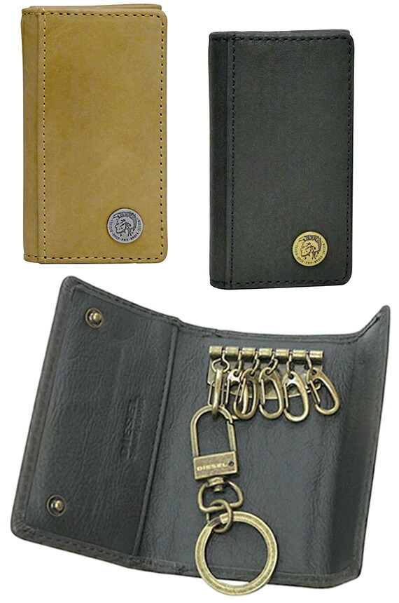 楽天市場】DIESEL ディーゼルキーリング付き6連キーケースエンボス