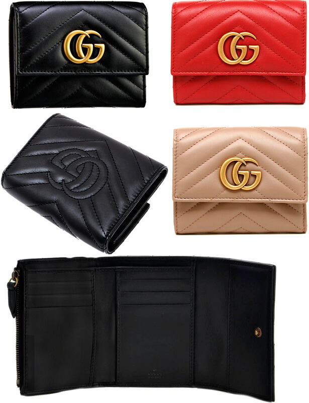 グッチ(GUCCI) GGマーモント(GG Marmont) メンズ二つ折り財布 | 通販