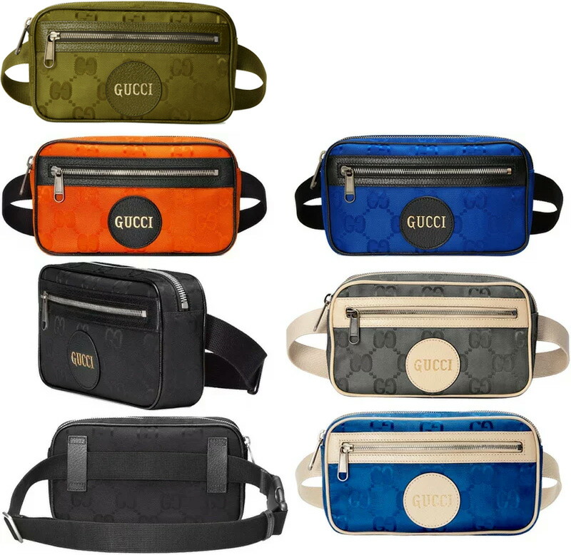 楽天市場】GUCCI グッチフロントファスナーポケット付きウエストポーチ