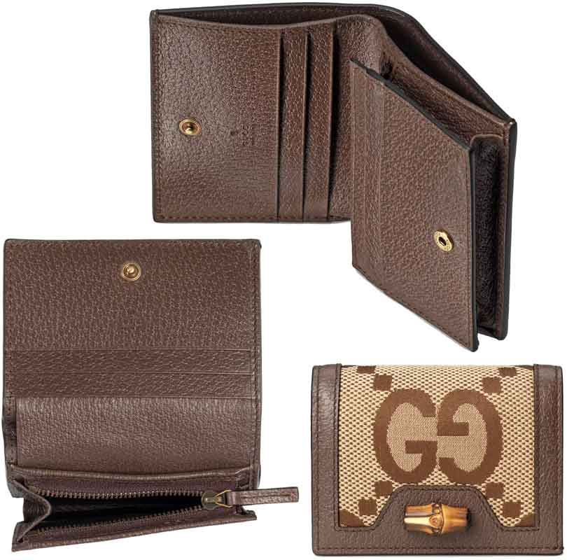 楽天市場】GUCCI グッチ バンブーチャームクロージャーファスナー小銭