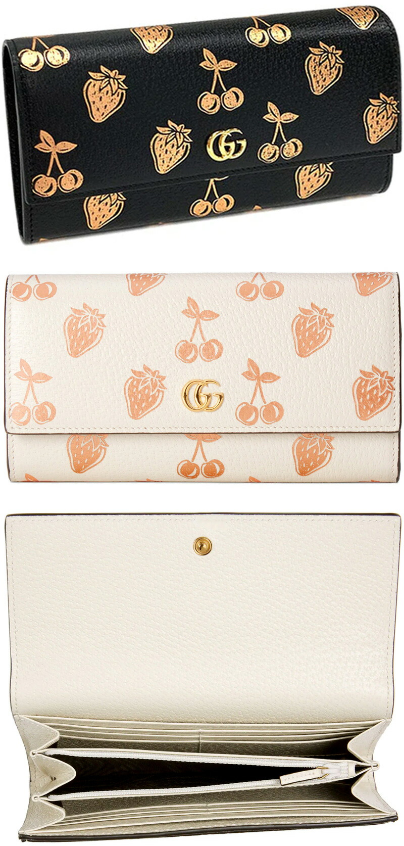 GUCCI イチゴ柄 二つ折り財布 楽天市場】いちご（ブランドグッチ