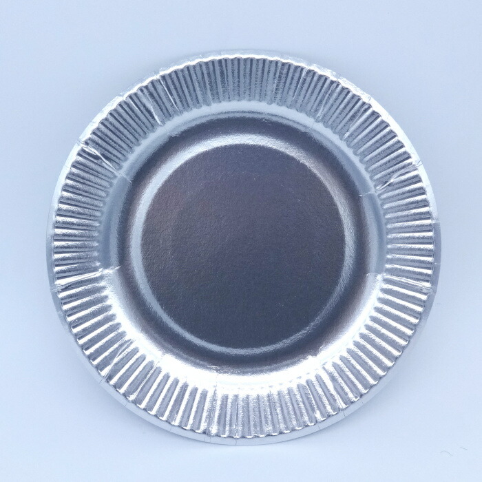 楽天市場】紙皿 シルバー 6号 15cm （100枚／2400枚） : 紙プラザ 楽天