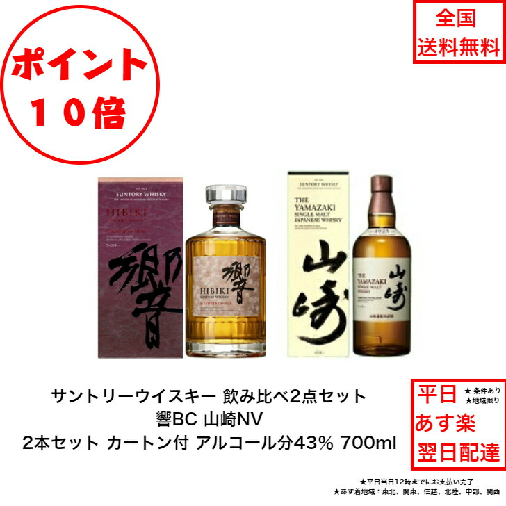しげさん サントリー山崎 響 2本セット それぞれ箱付き しげさん