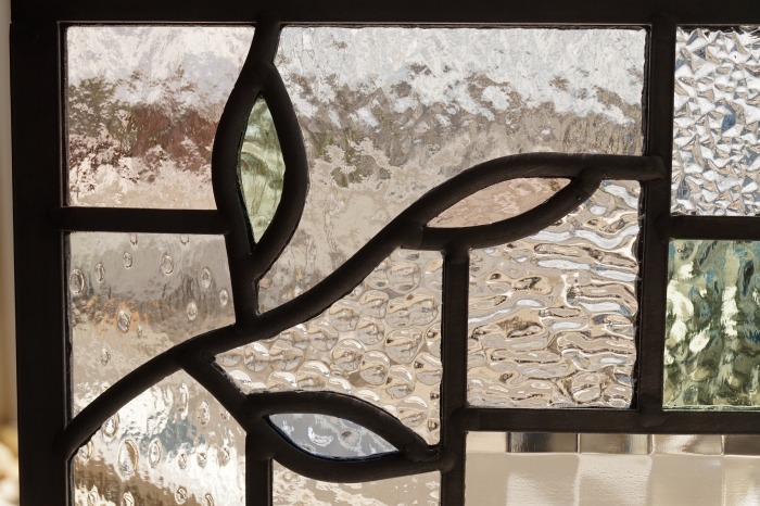 ステンドグラスパネル住宅用ホワイトオーム(1456)篠浦 楽天市場