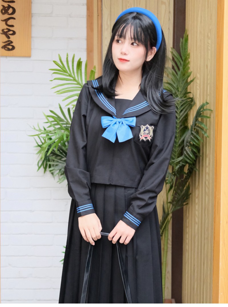 楽天市場】セーラー服 女子制服 JK制服 長袖 上下セット レディース