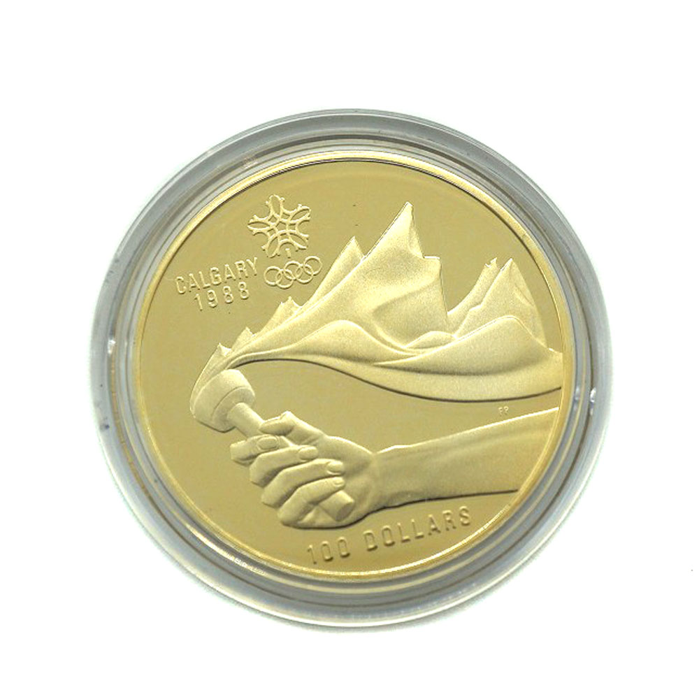 SV925 カルガリーオリンピック 記念銀貨20＄2枚 1988年カナダ SV925
