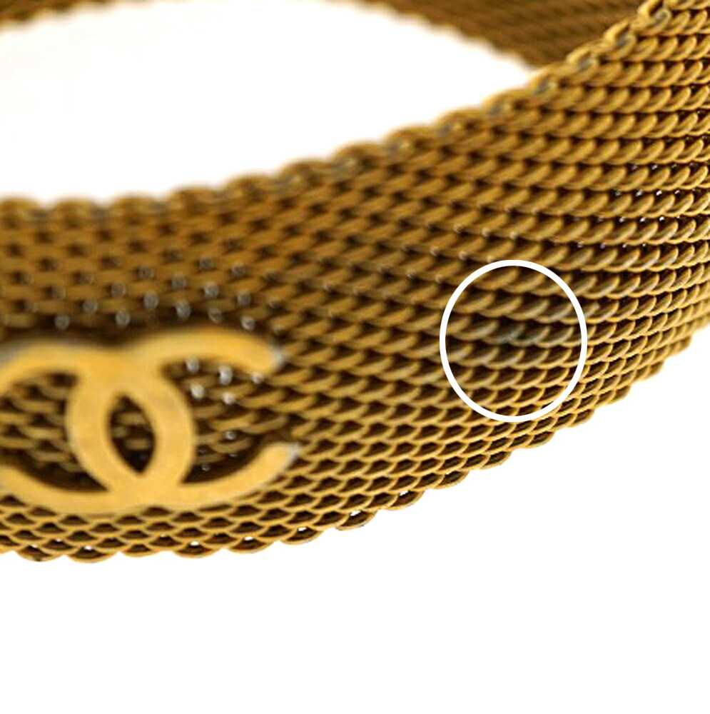 楽天市場】シャネル Chanel ココマークバングル ゴールド【中古