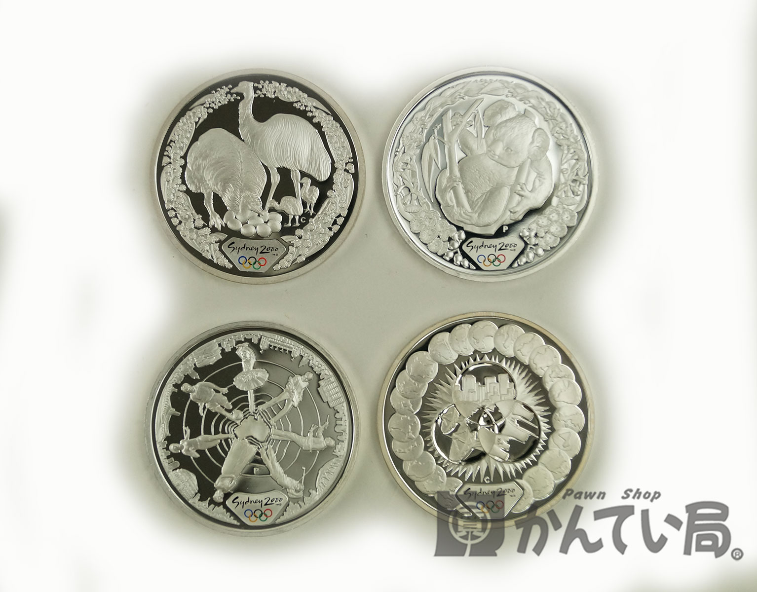 楽天市場】【2000年シドニーオリンピック公式記念コイン 5ドル銀貨4