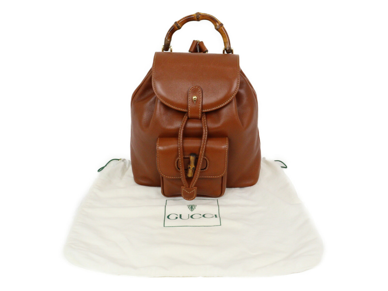 楽天市場】【布袋あり】GUCCI グッチ バンブー ミニリュックサック