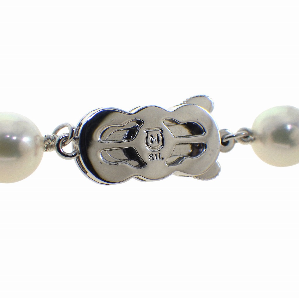 ま*ん様 希少✨MIKIMOTO ミキモト シルバー アコヤ真珠7球 ブーケ ブ