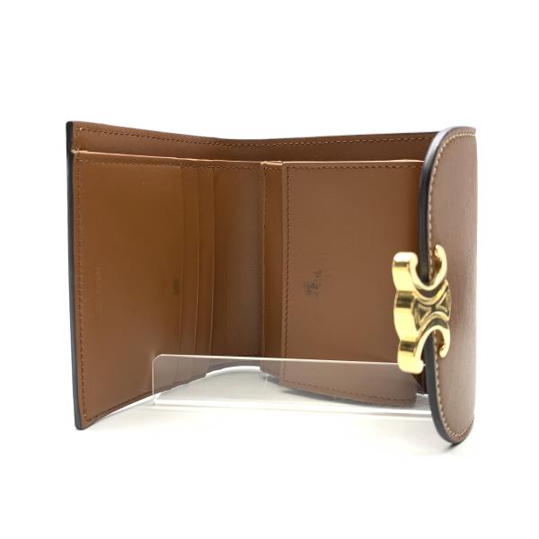 楽天市場】CELINE セリーヌ スモール トリオンフ ウォレット ブラウン