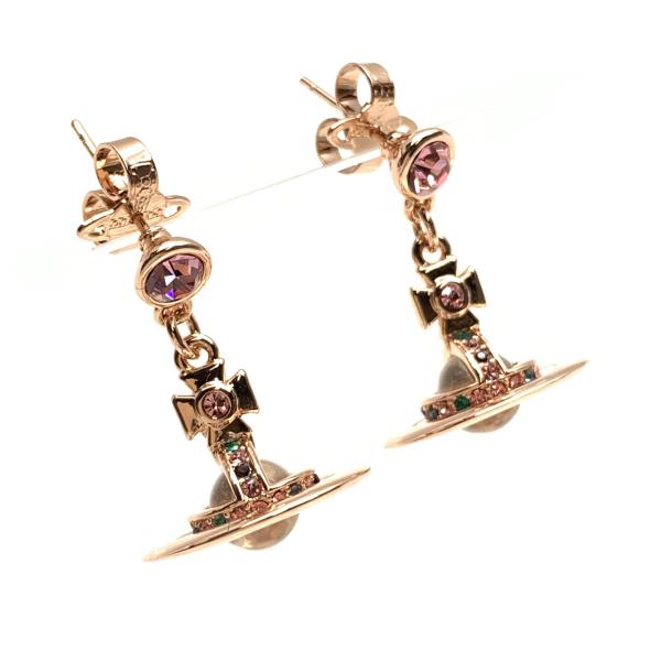 楽天市場】ヴィヴィアンウエストウッド タイニー オーブ ピアス ピンク