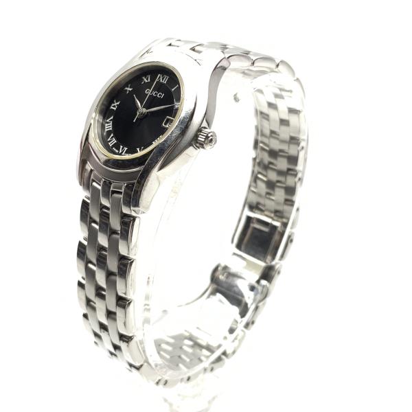 楽天市場】GUCCI グッチ 5500L 腕時計 黒文字盤 ローマンインデックス