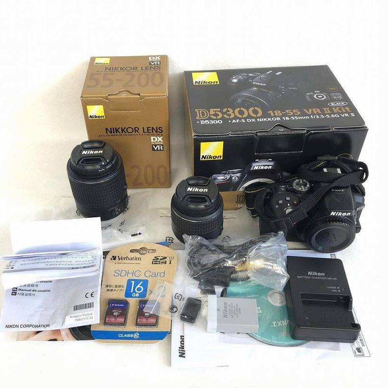美品】 Nikon D5300 ダブルズームキット2 一眼レフ